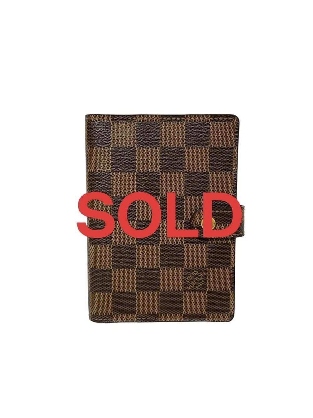 LOUIS VUITTON Agenda PM Ebene Damier - Agenda Damier Canvas 176-061325
